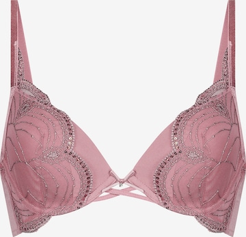 HunkemöllerTrokutasti Grudnjak 'Ruby' - roza boja: prednji dio
