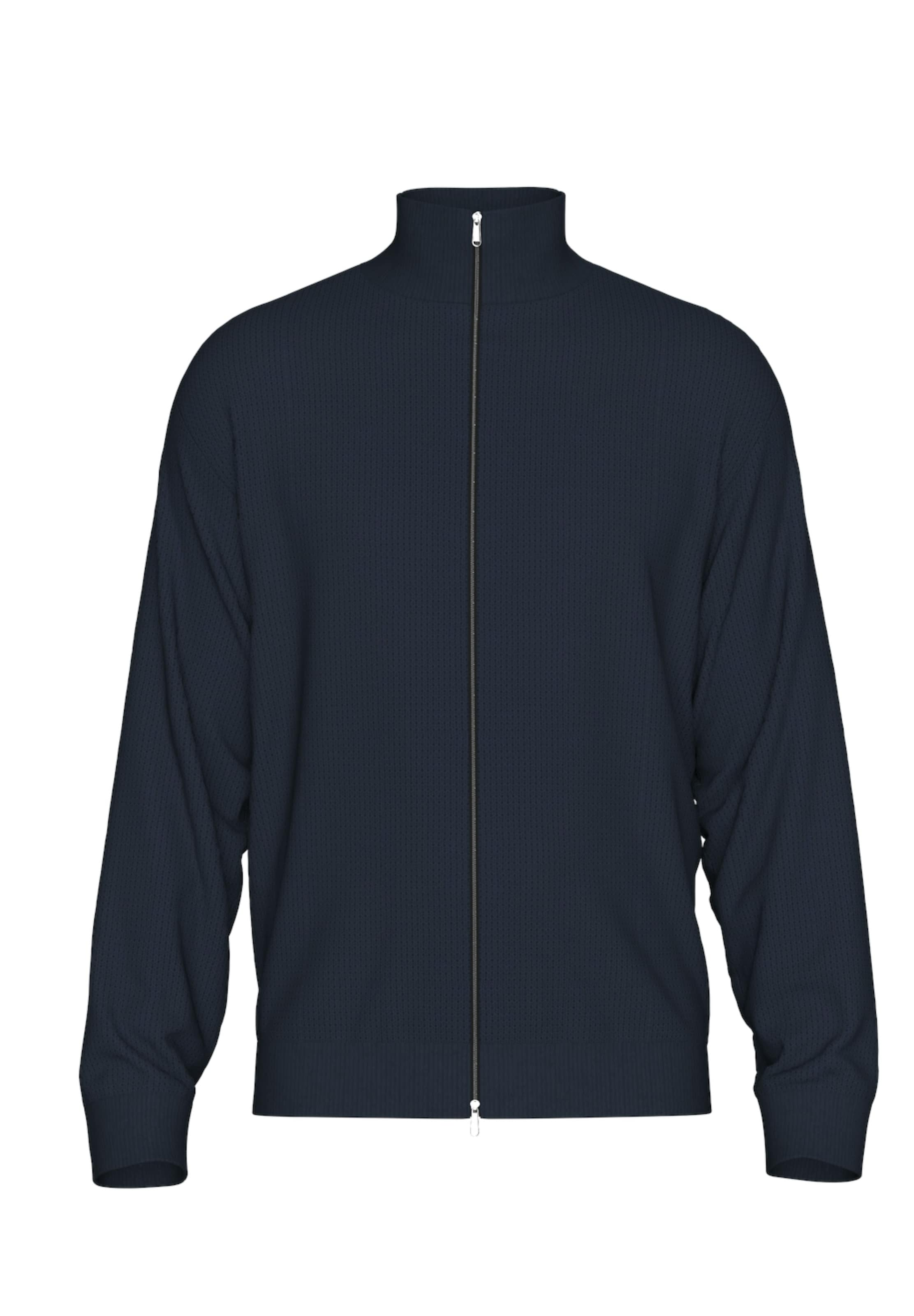 SELECTED Strickjacke 'SLHDane' in Blau: Vorderseite