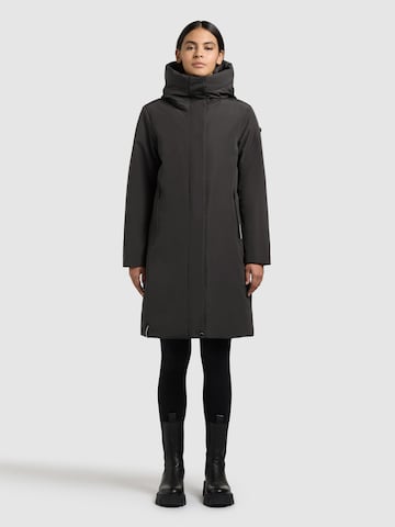 Manteau d’hiver 'Nellen2' khujo en gris : devant