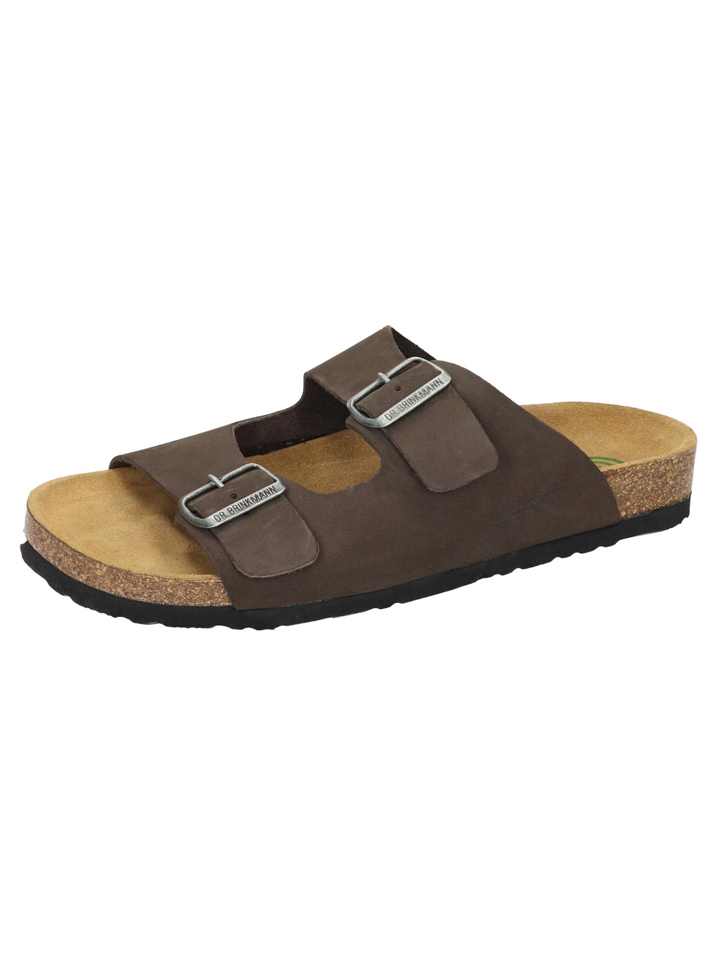 DR. BRINKMANN Mule 'Bonillo' in Brown: front