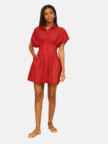 Robe-chemise Lipsy en rouge : devant