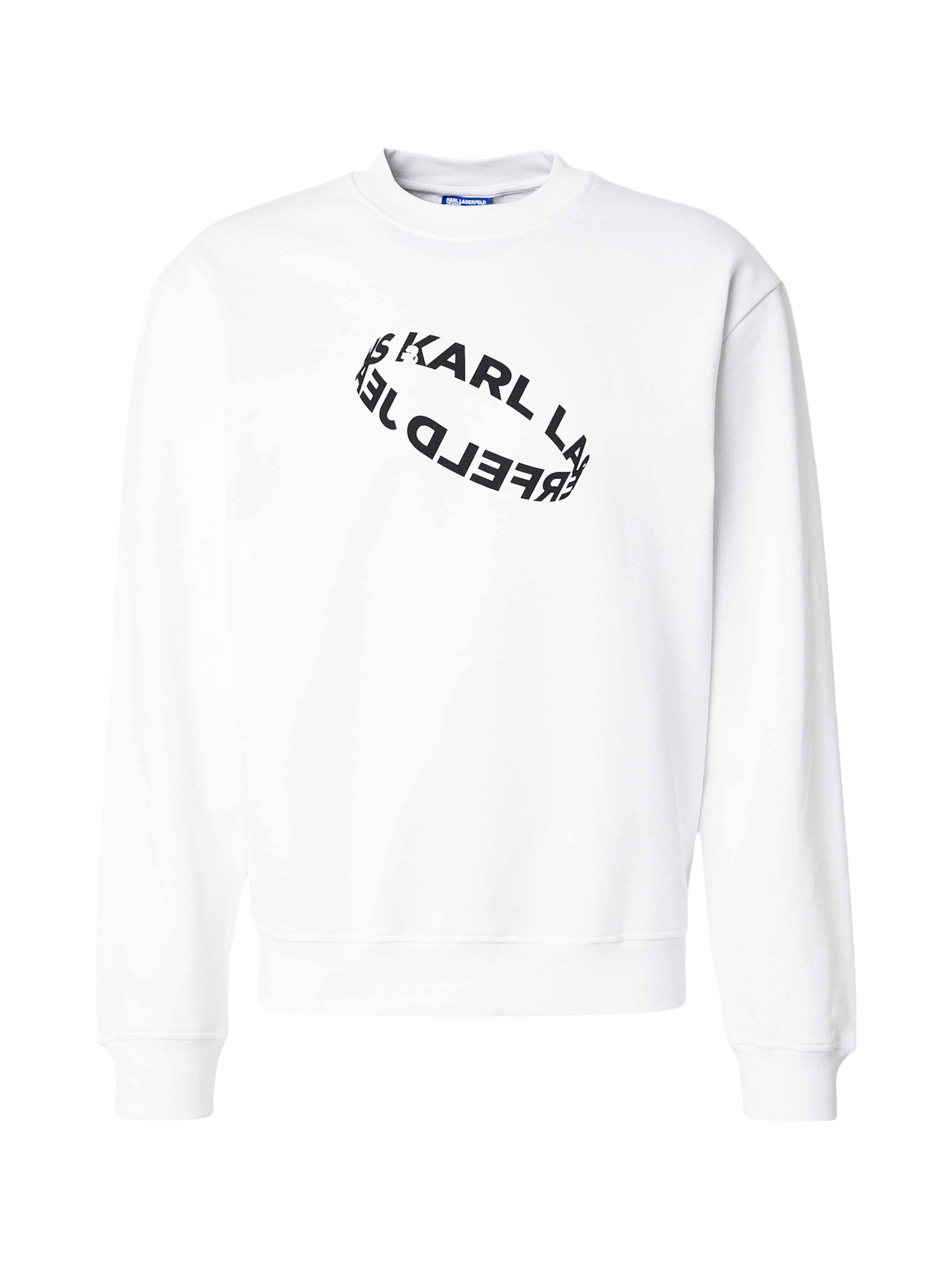 KARL LAGERFELD JEANS Majica | bela barva: sprednja stran