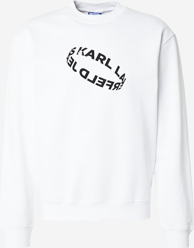 KARL LAGERFELD JEANS Sweater majica veličine S u crna / bijela, Pregled proizvoda