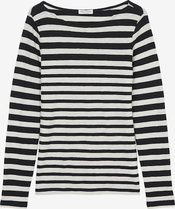 T-shirt Marc O'Polo en noir : devant