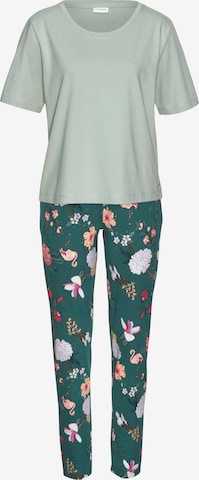 LASCANA Pajama in Green: front