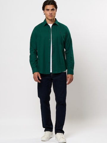 U.S. POLO ASSN. Regular Fit Paita 'Ragn' värissä vihreä