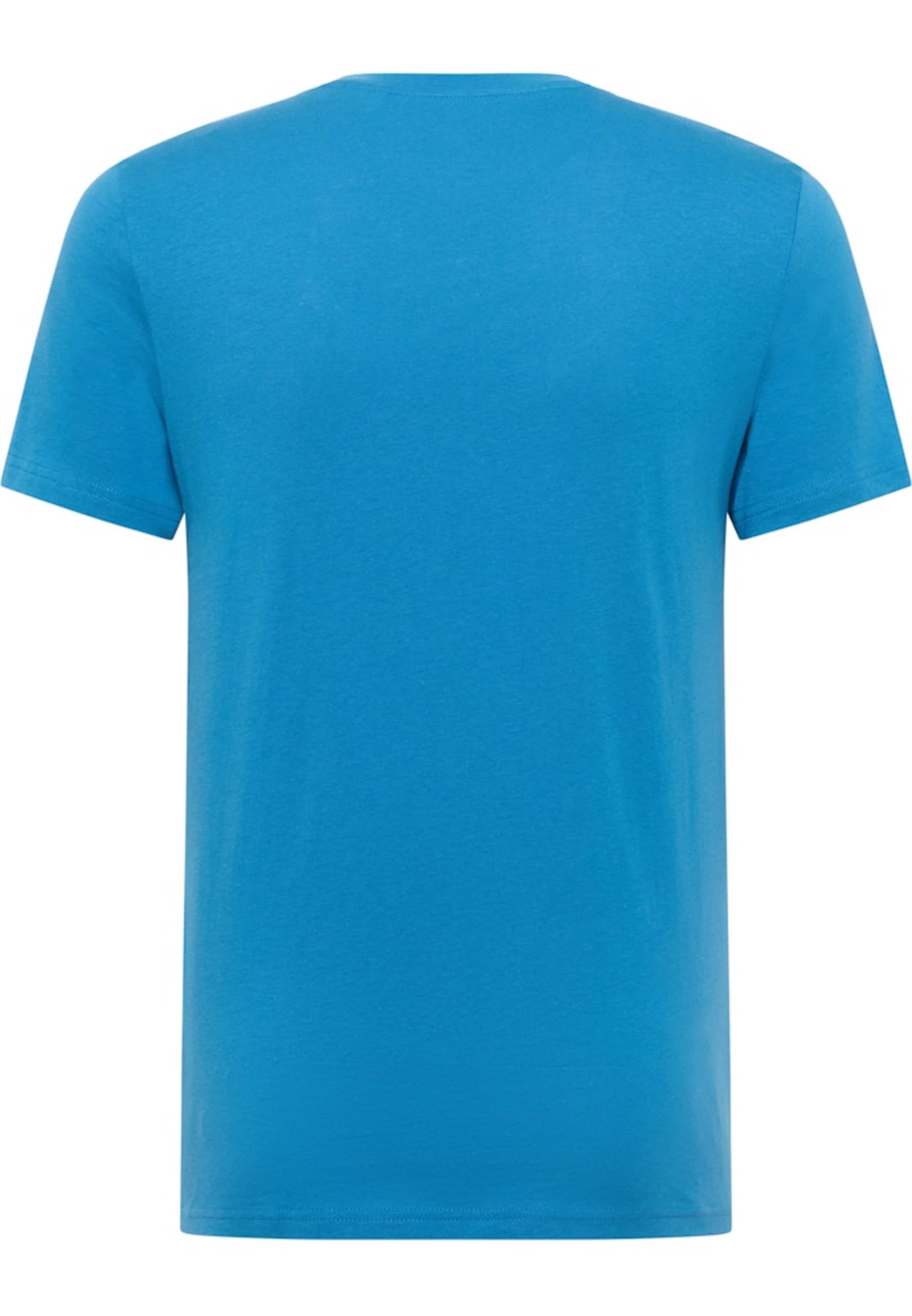 MUSTANG Μπλουζάκι 'AUSTIN' σε μπλε