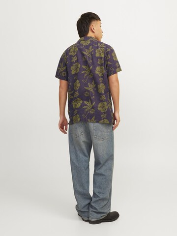 Fit confort Chemise 'Flores' JACK & JONES en violet