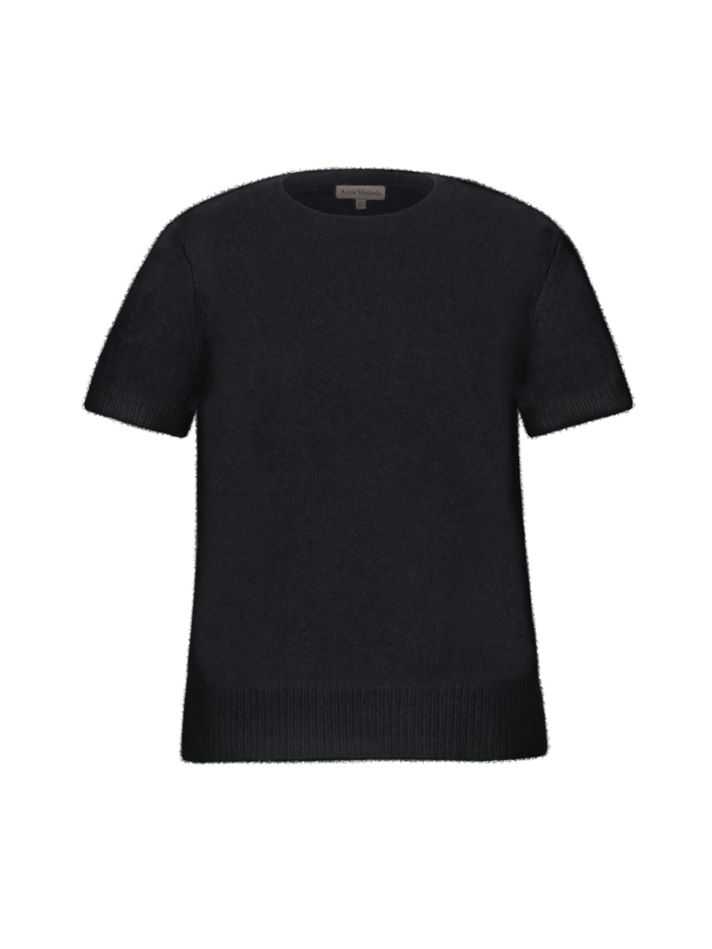 Anse Victorin Sweater 'Camilla' in Black: front
