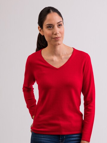 Pullover di CASH-MERE.CH in rosso: frontale