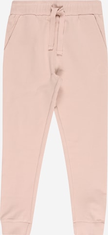 EN FANT Tapered Trousers in Pink: front