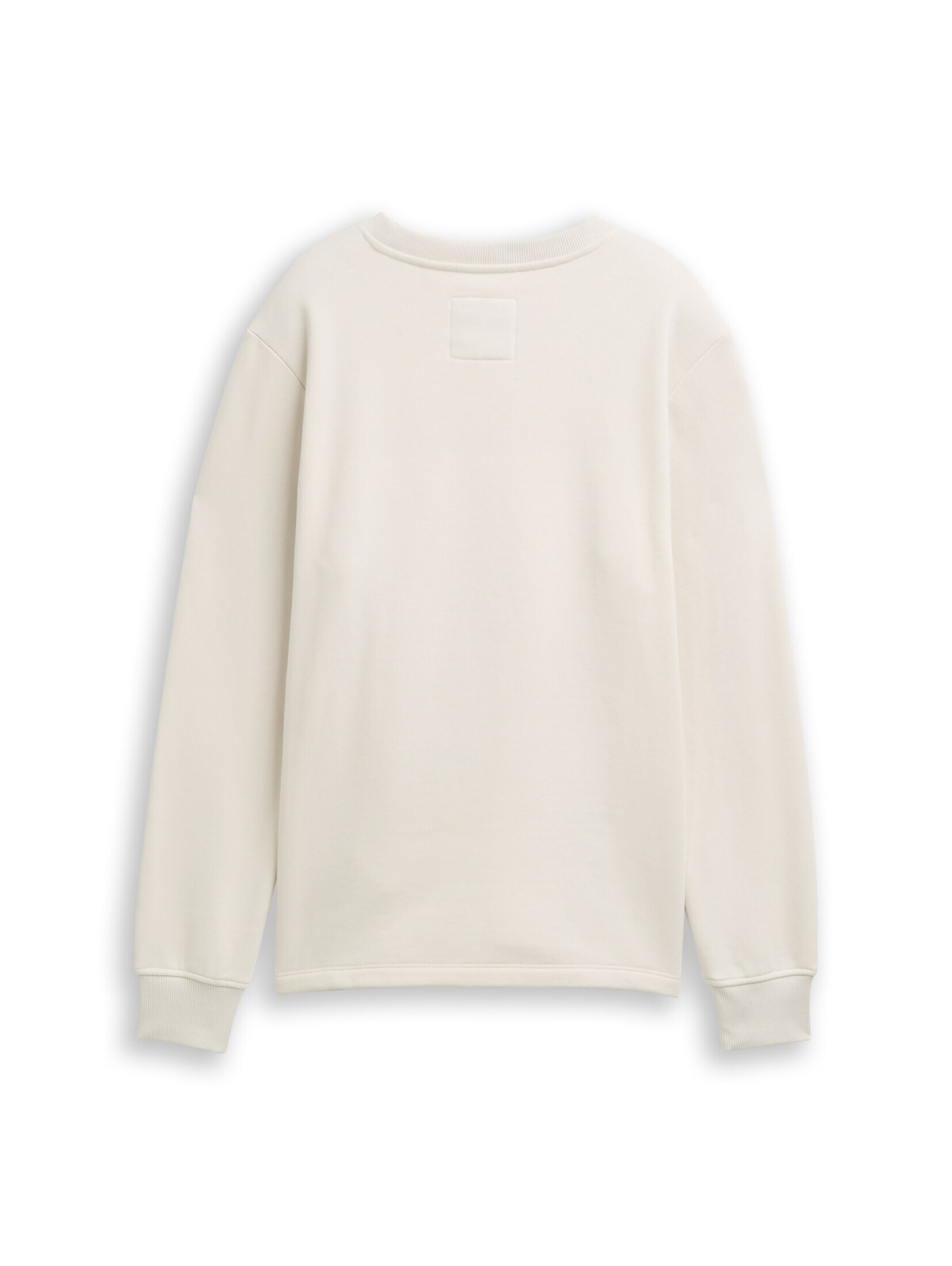 TOM TAILOR Sweatshirt in White