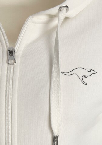 KangaROOS Zip-Up Hoodie in White