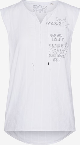 Soccx Blouse in White: front