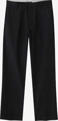 Regular Pantalon chino Pull&Bear en noir : devant