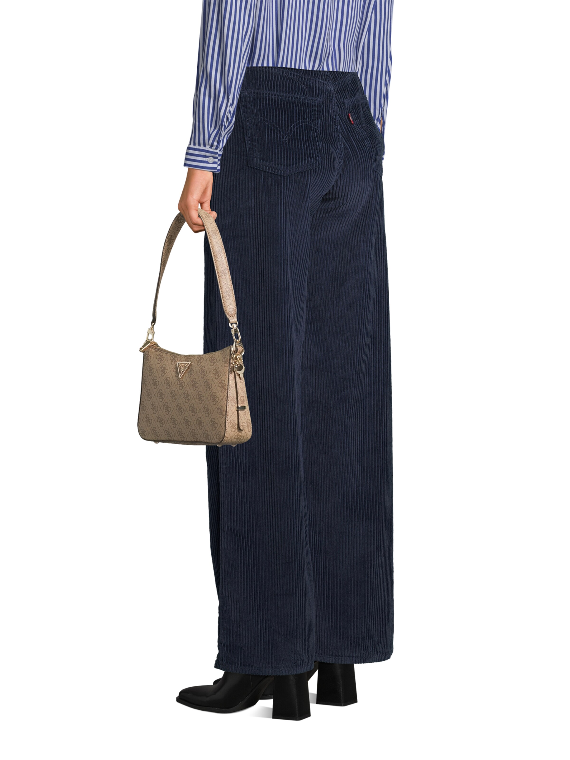 GUESS Shoulder bag 'Erica' in Beige