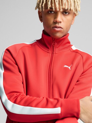 PUMA - Chaqueta deportiva 'Puma T7 Always On Track Jacket' en rojo