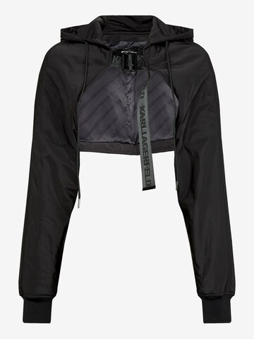 KARL LAGERFELD x CARA DELEVINGNE Jacke in Schwarz