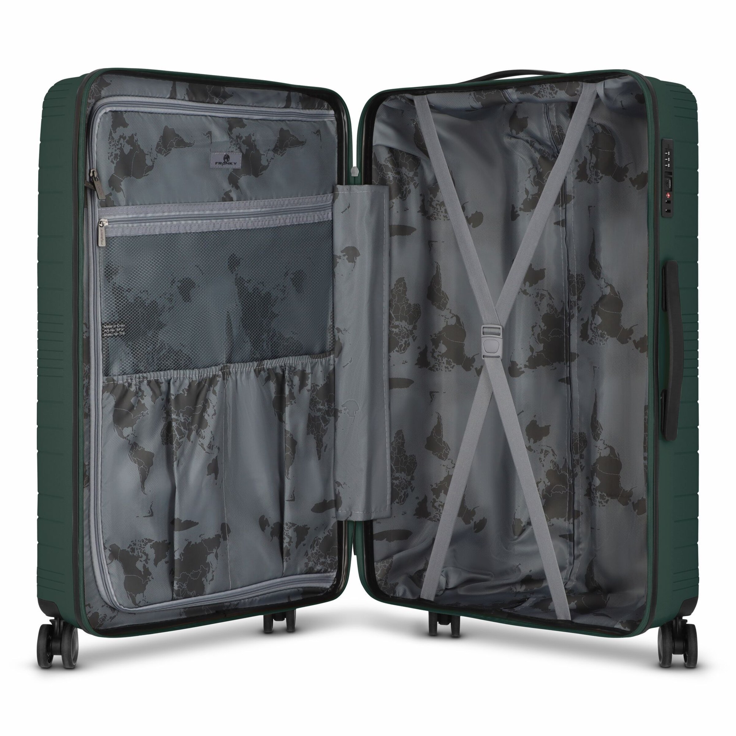 Trolley 'Dallas 3.0' di Franky in verde