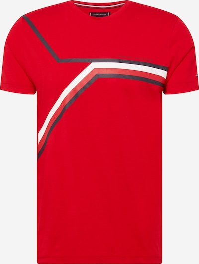 TOMMY HILFIGER Majica u mornarsko plava / crvena / bijela, Pregled proizvoda