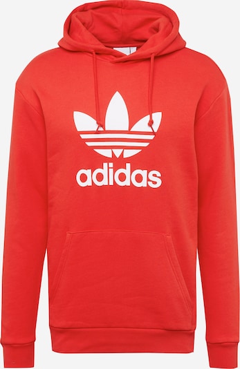 ADIDAS ORIGINALS Sweatshirt 'Adicolor Classics Trefoil' in Red / White, Item view