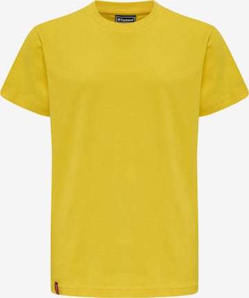 Hummel Performance Shirt 'Red' in Yellow: front