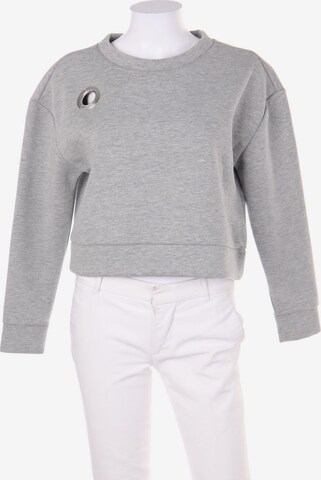 GUESS Sweatshirt & Zip-Up Hoodie in XS in Grey: front
