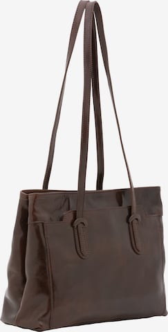 Viola Castellani Shoulder Bag in Brown: front