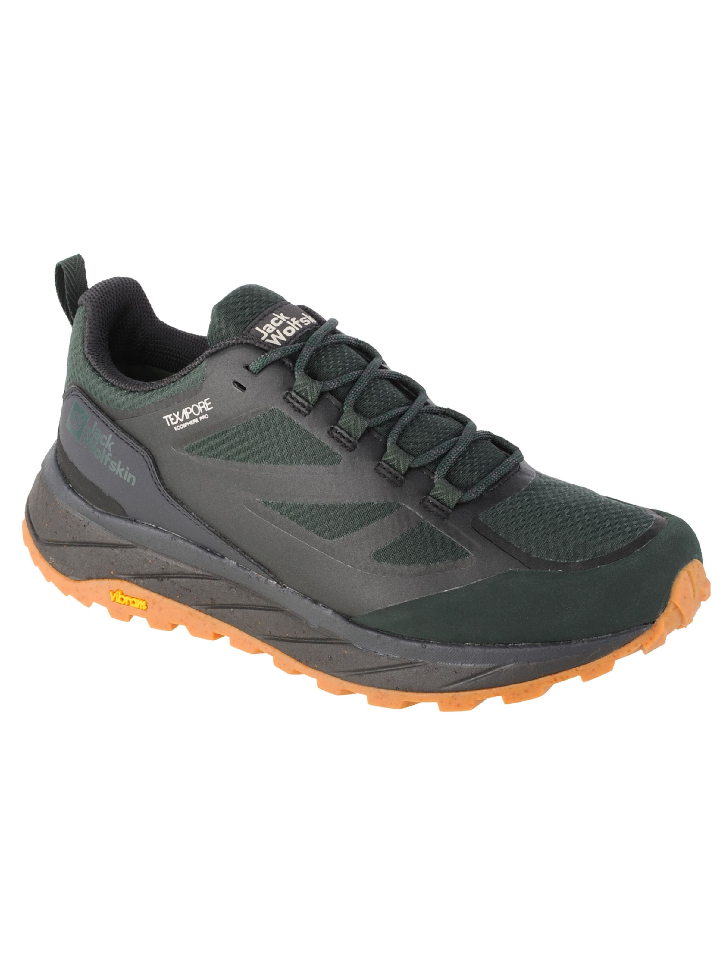 JACK WOLFSKIN Flats 'Terraventure Texapore' in Green: front