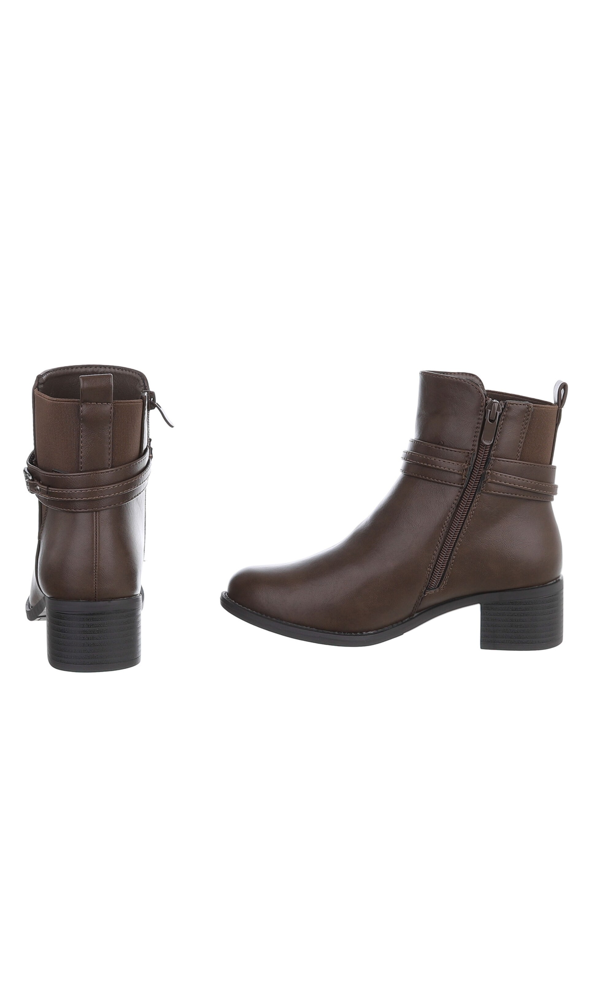 Ital-Design Stiefelette in Braun