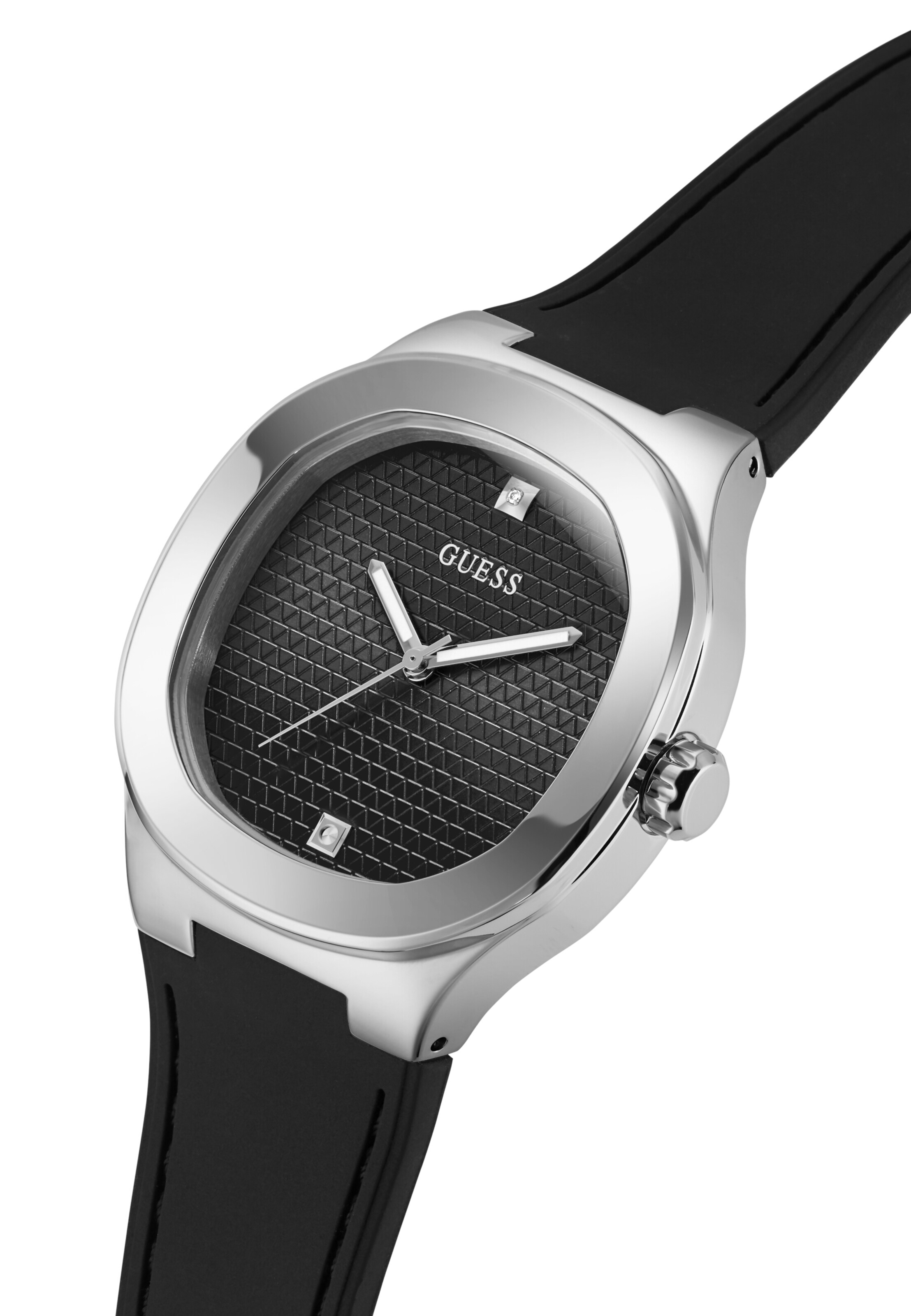 GUESS Analog Watch 'HEADLINE' in Black