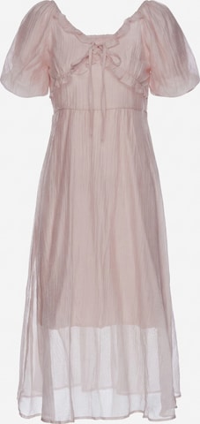 Robe IZIA en rose : devant
