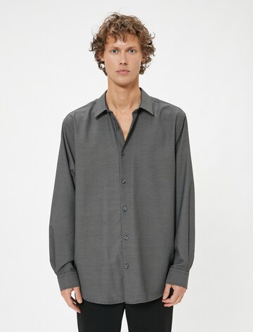 Koton Regular fit Overhemd in Grijs: voorkant