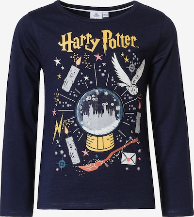 Harry Potter Shirt in dunkelblau / gelb / weiß, Produktansicht