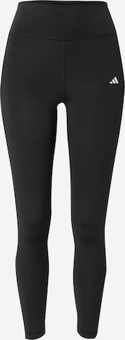 ADIDAS PERFORMANCE Skinny Sportbroek 'Train Essentials High-Intensity' in Zwart: voorkant