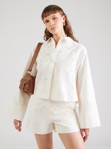 & Other Stories Blouse in White: front