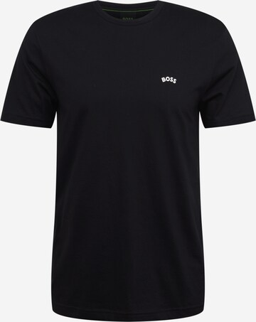 BOSS - Camiseta en negro: frente