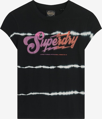 T-shirt Superdry en noir : devant