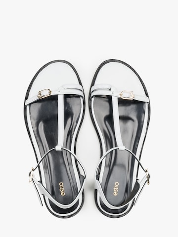 Estro Sandaler '48-105-1' i hvid