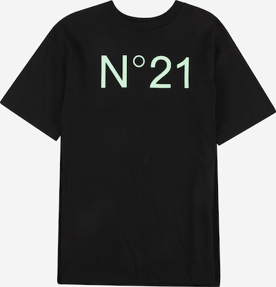 N°21 T-Shirt en vert pastel / noir, Vue avec produit