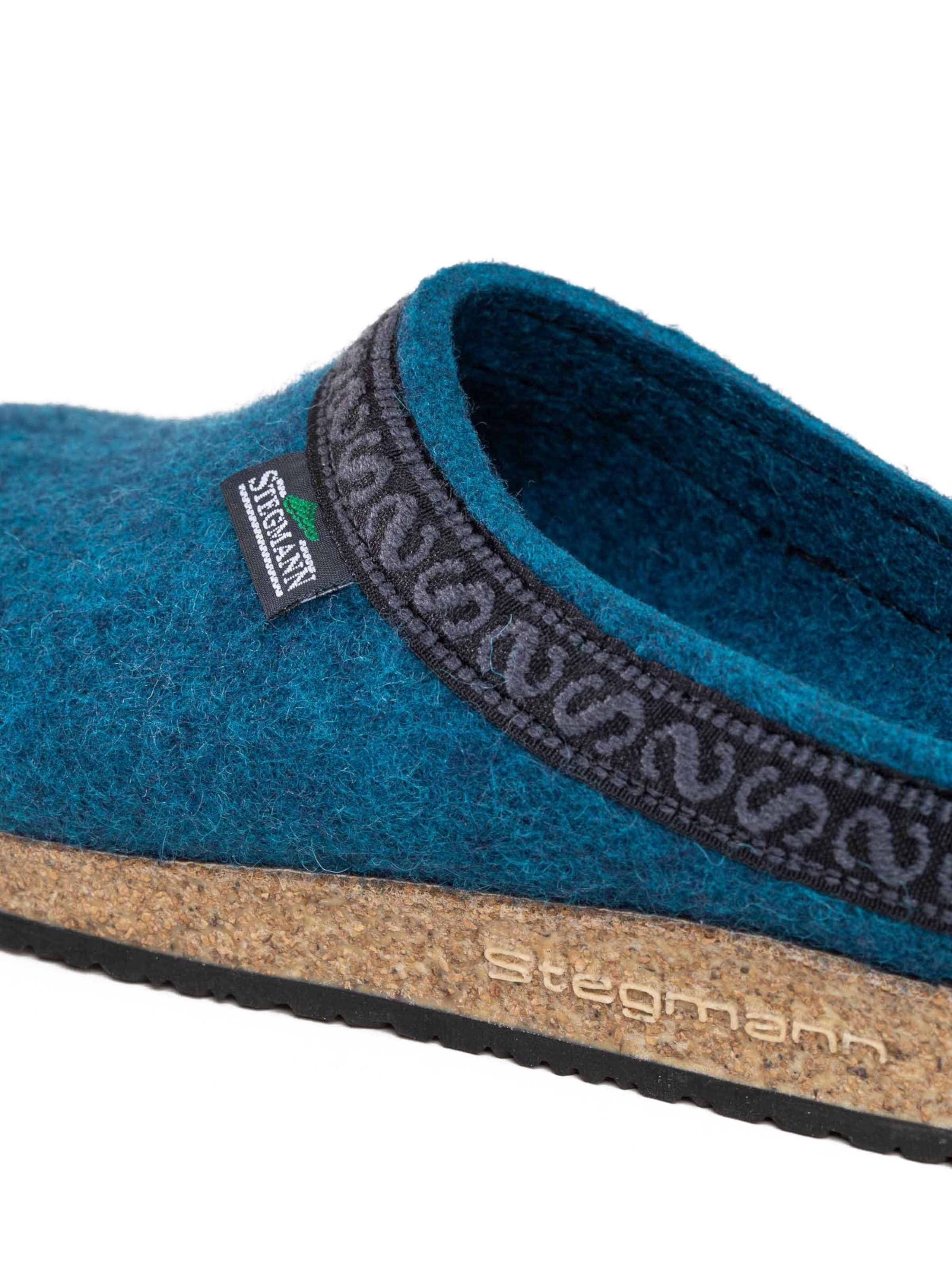 Stegmann Clogs 'Filzclogs Stegmann 108' in Blue
