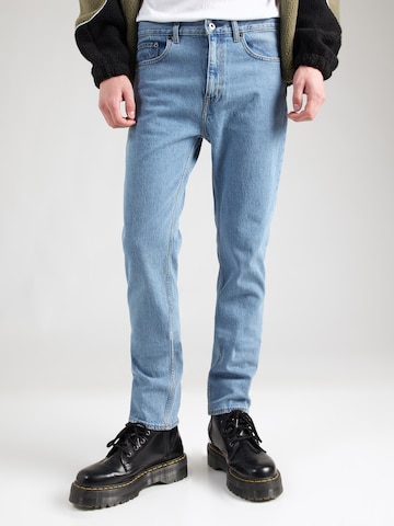 HUGO Normální Džíny 'Ash' – modrá: přední strana