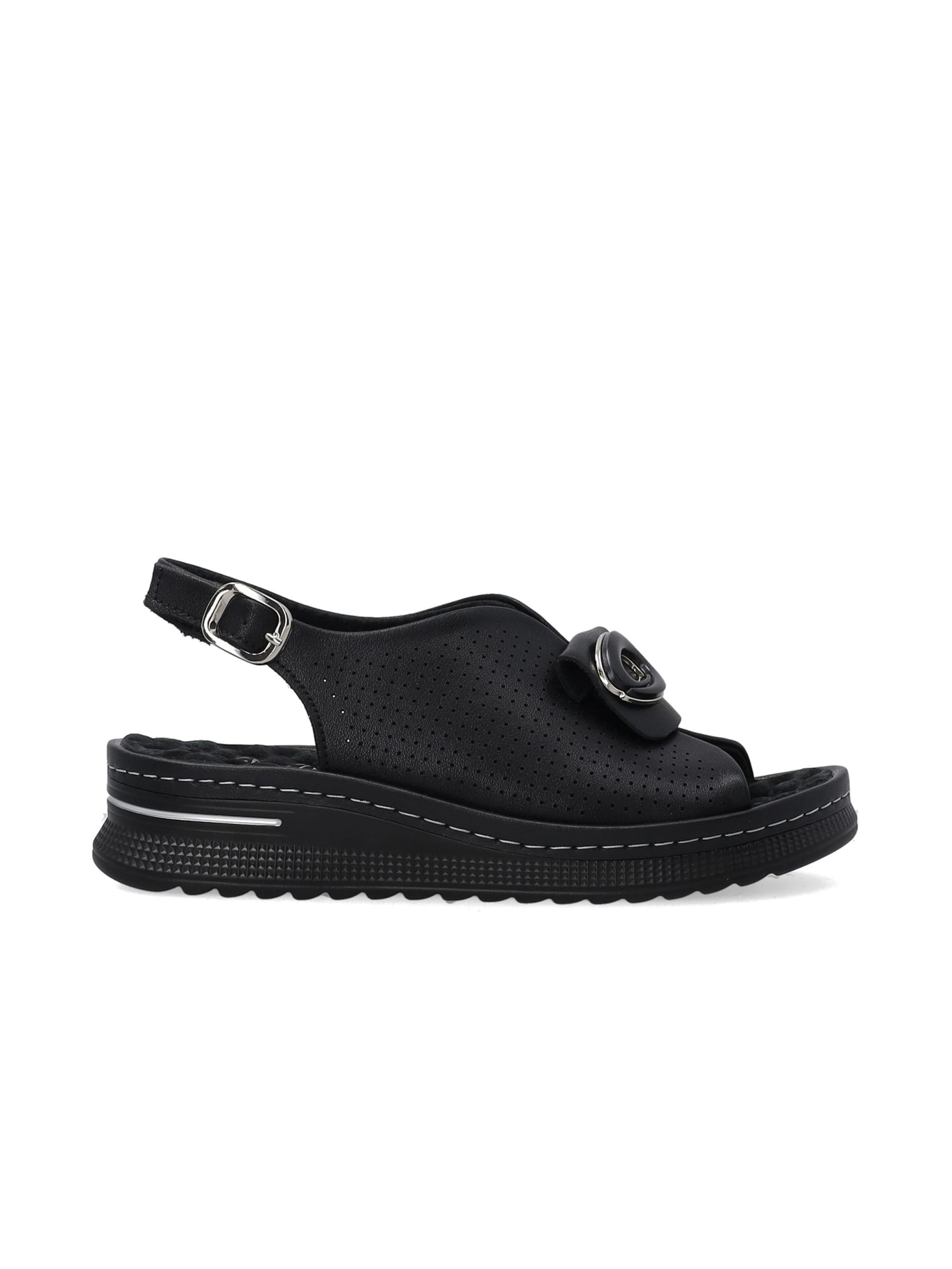 VENEZIA Sandals 'Venezia' in Black: front