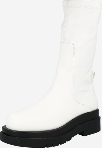 Misspap Boots in White: front