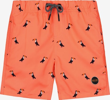 Shiwi Badshorts i orange: framsida