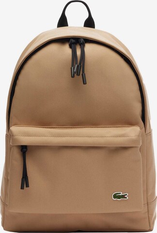 LACOSTE Backpack in Beige: front