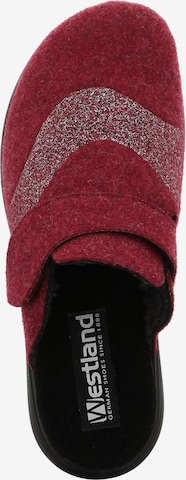 Westland Slippers in Red