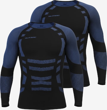 normani Base Layer in Blau: Vorderseite