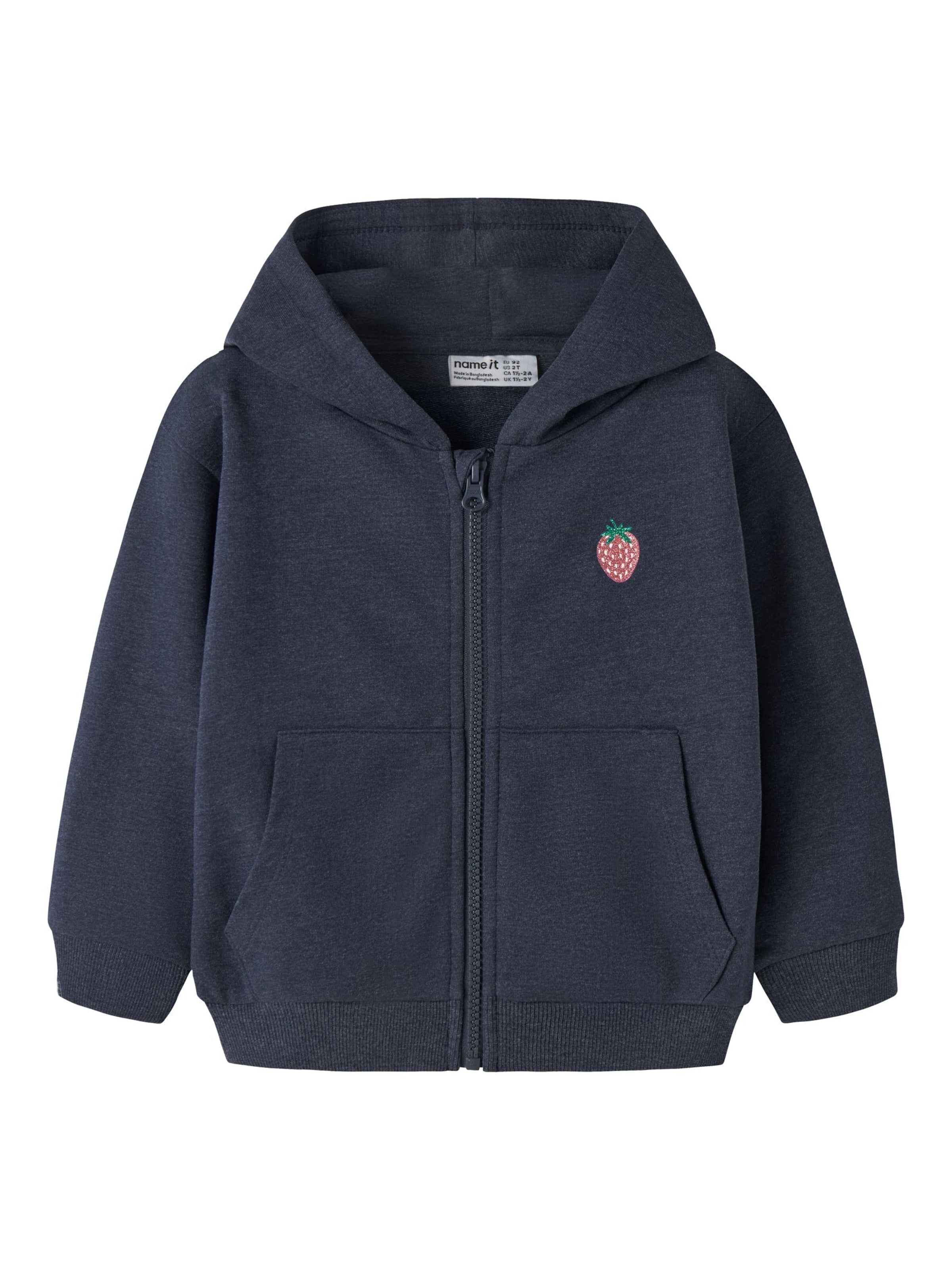 NAME IT Sweatjacke in Blau: Vorderseite