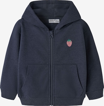 NAME IT Sweatjacke in Blau: Vorderseite